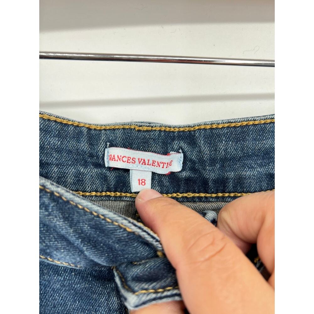 Frances Valentine Dark Wash Wide-Leg Jeans - Picture 4 of 9